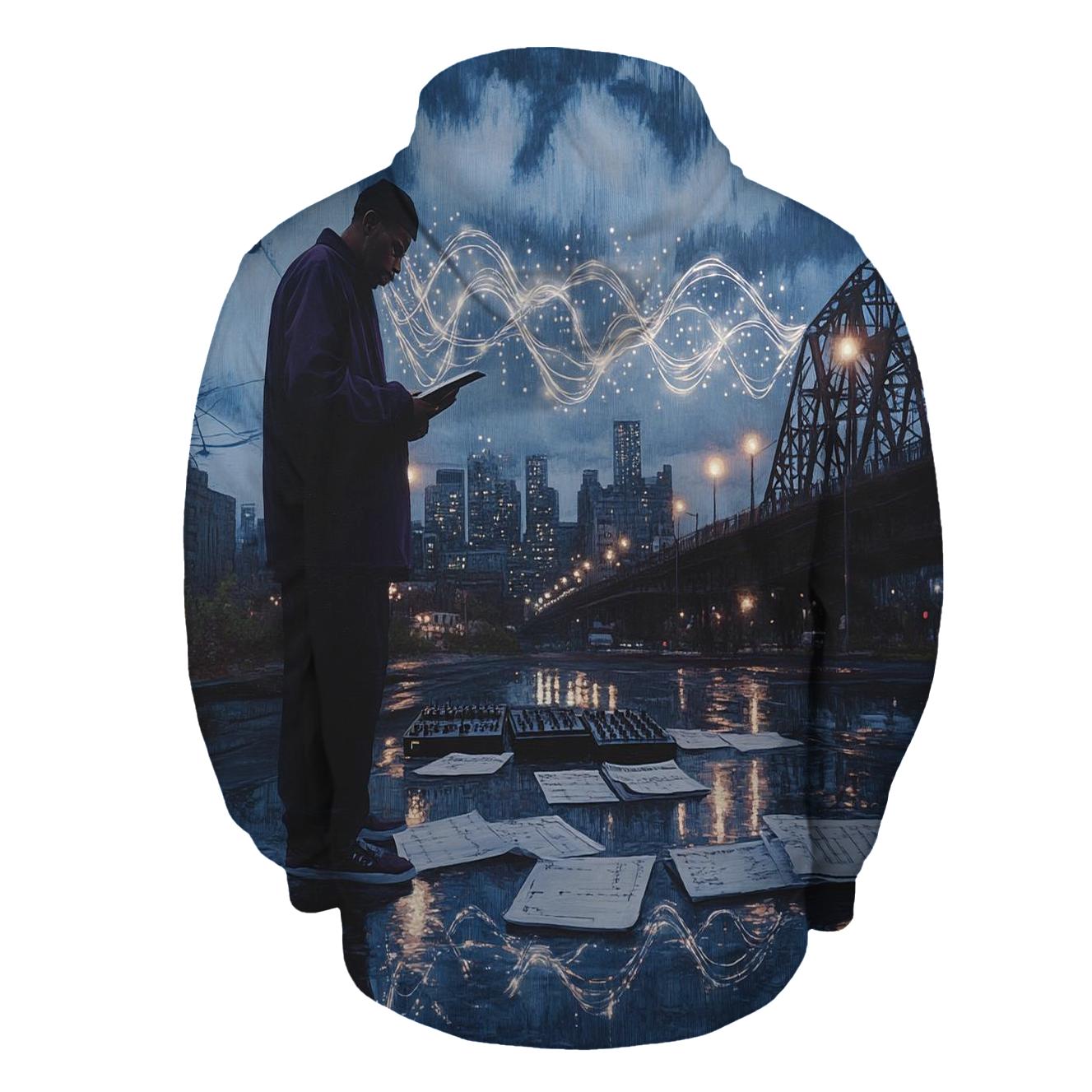 Nas Queensbridge Dream graphic hoodies