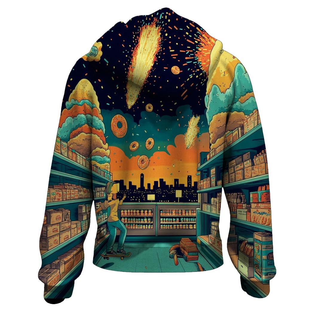 Kwik E Cosmic Run printed hoodies