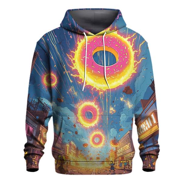 Donut Meteor Shower premium hoodies