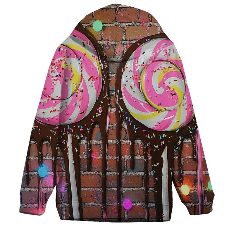 Sprinkle Graffiti Riot printed hoodies