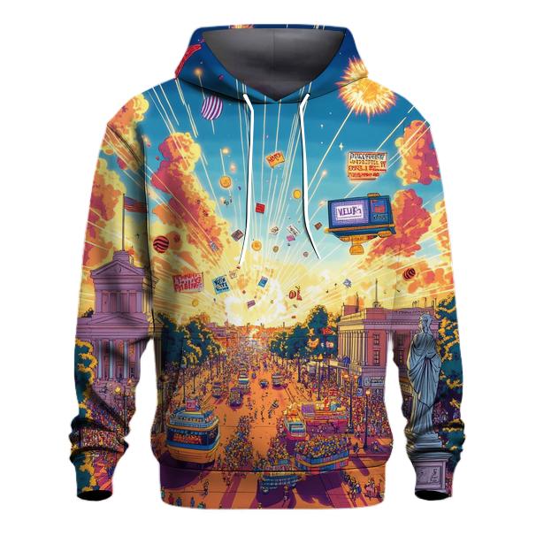 Springfield Town Square Riot printed hoodies