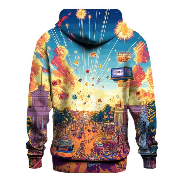 Springfield Town Square Riot printed hoodies