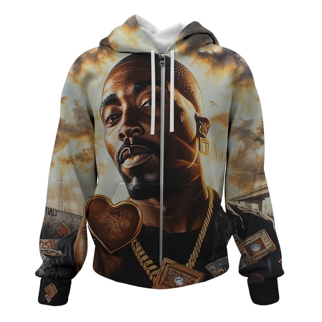 Pacs Poetic Sunset graphic hoodies