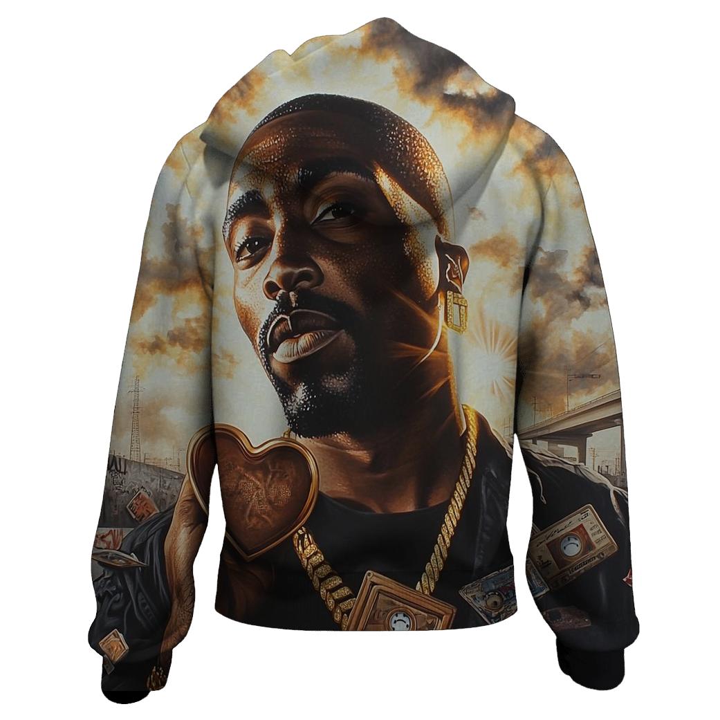 Pacs Poetic Sunset graphic hoodies