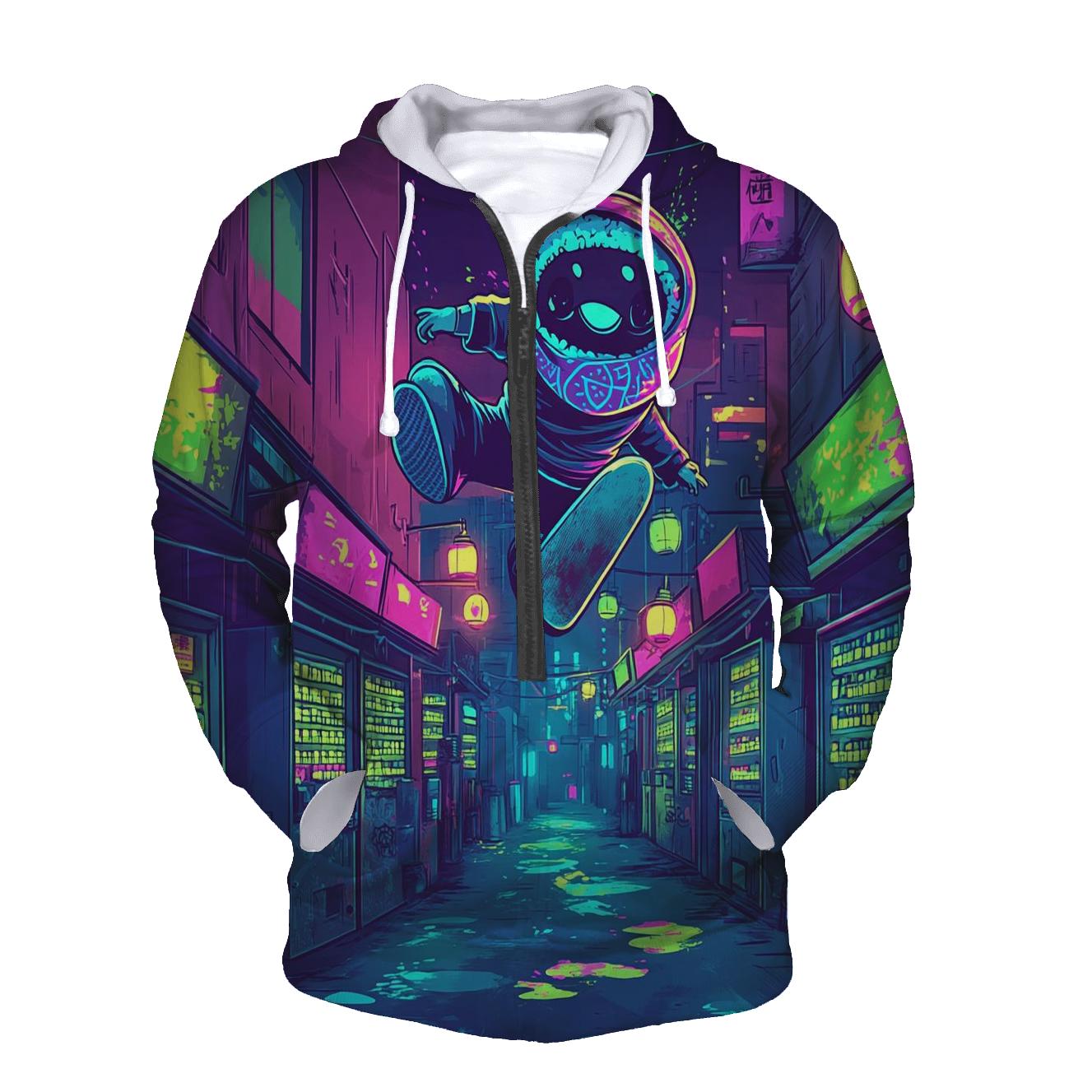 Skateboard Sushi Samurai hoodie styles