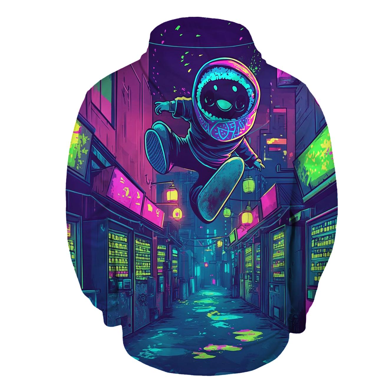 Skateboard Sushi Samurai hoodie styles