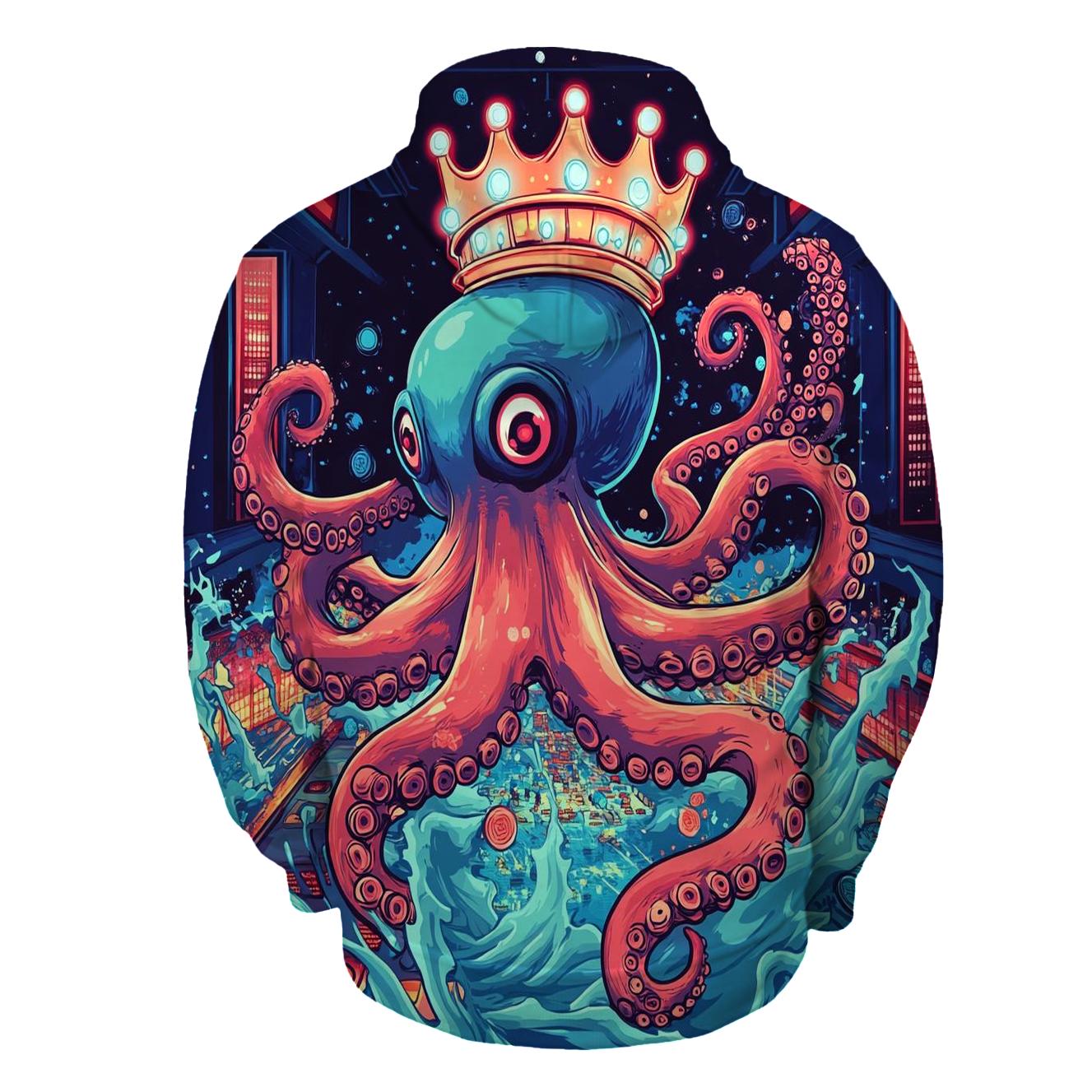 Arcade Kraken Clash lightweight hoodies