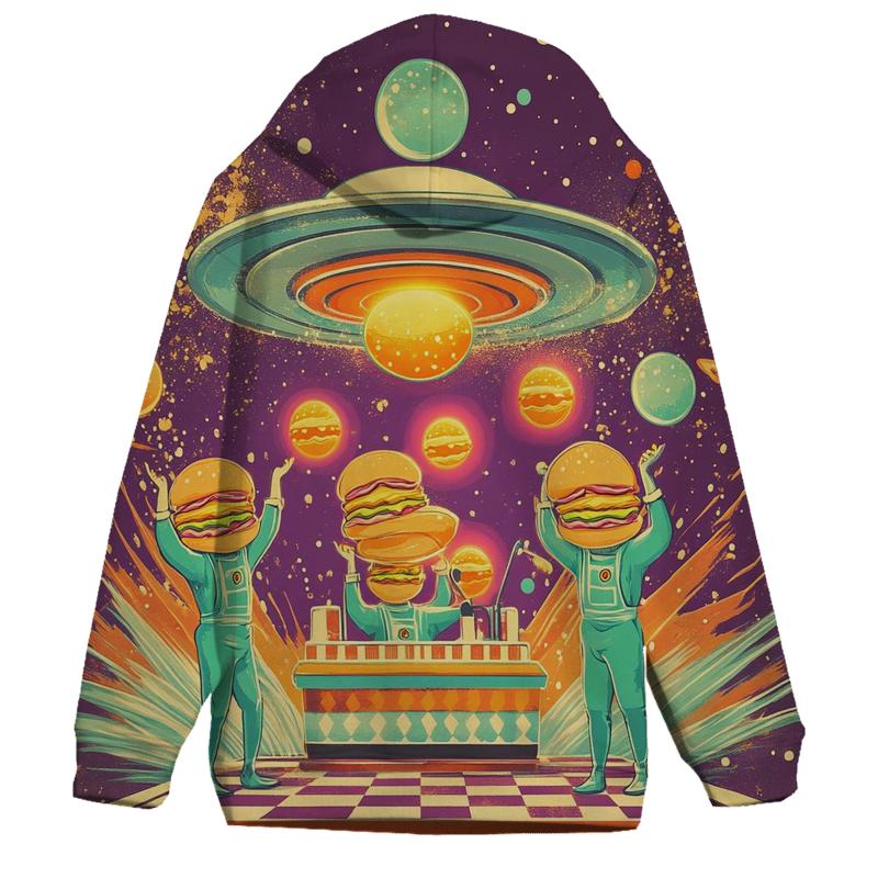 Alien Diner Delivery hoodie designs