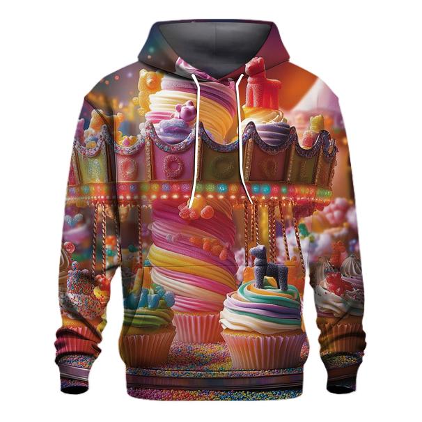 Cupcake Carousel Riot pullover hoodies