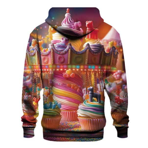 Cupcake Carousel Riot pullover hoodies