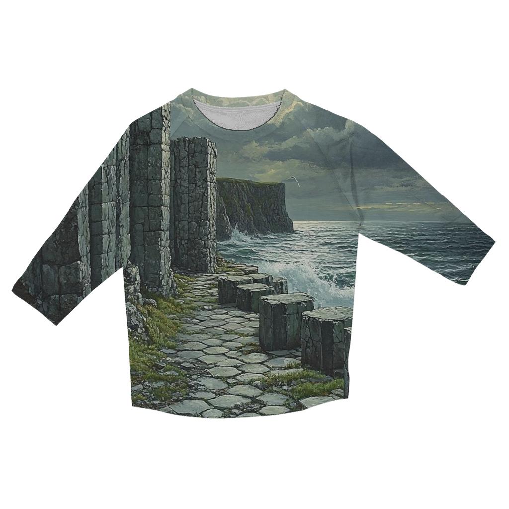 Giants Causeway - County Antrim personalized 3/4 sleeve tees