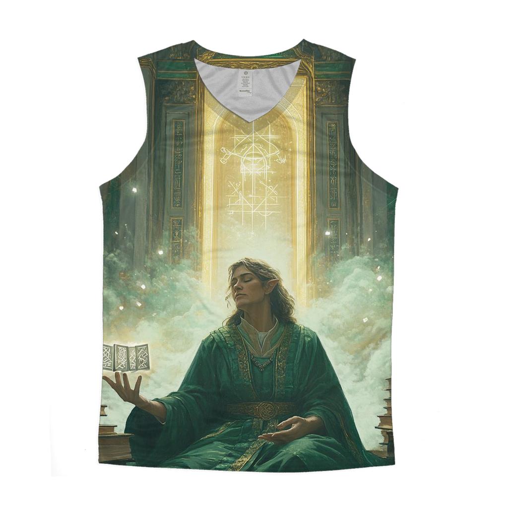Tilda Swinton: Luminous Keeper Of The Mystic Gate sports performance tank tops
