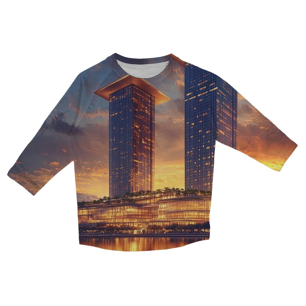 Marina Bay Sands - Singapore cotton quarter sleeve shirts