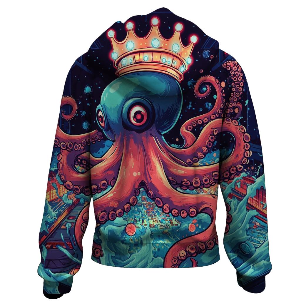 Arcade Kraken Clash pullover hoodies