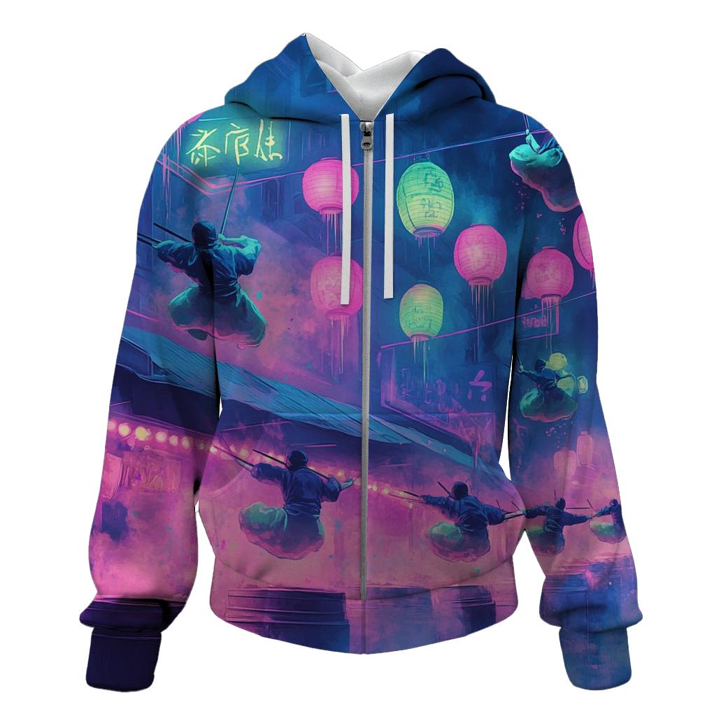 Night Market Neon Ninjas hoodies fashion