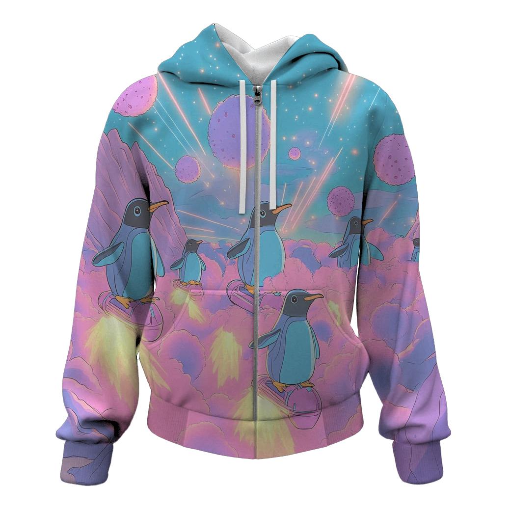 Bubblegum Space Patrol pullover hoodies