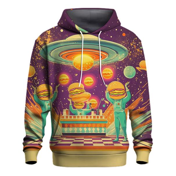 Alien Diner Delivery embroidered hoodies