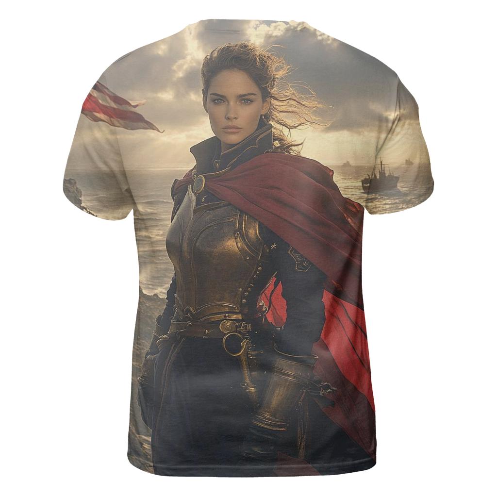 Hayley Atwell: Resolute Beacon Of Wartime Honor trendy printed shirt styles