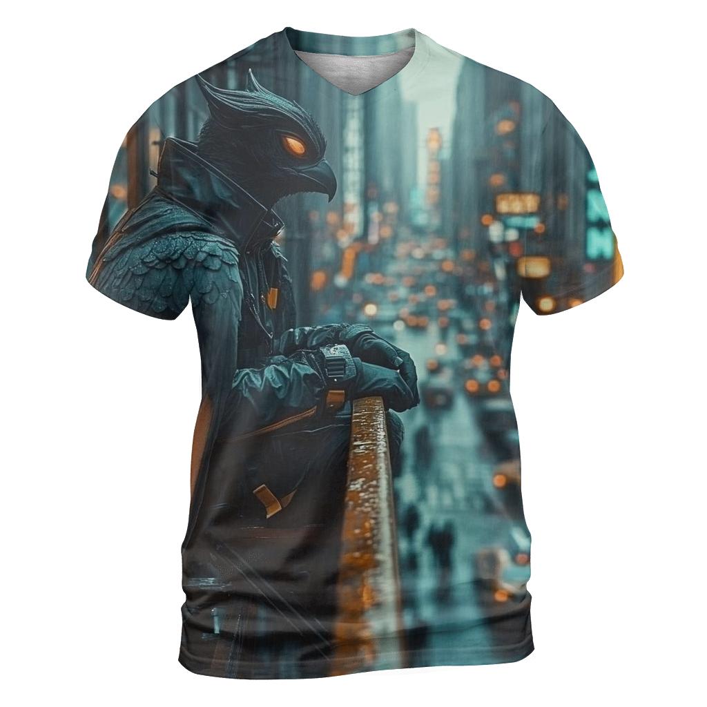 Michael Keaton: Urban Predator Of The Feathered Alleyways unique graphic print tees