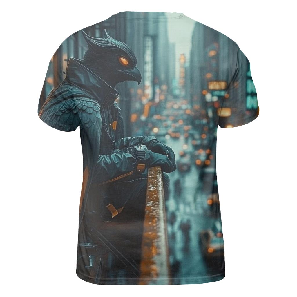 Michael Keaton: Urban Predator Of The Feathered Alleyways unique graphic print tees