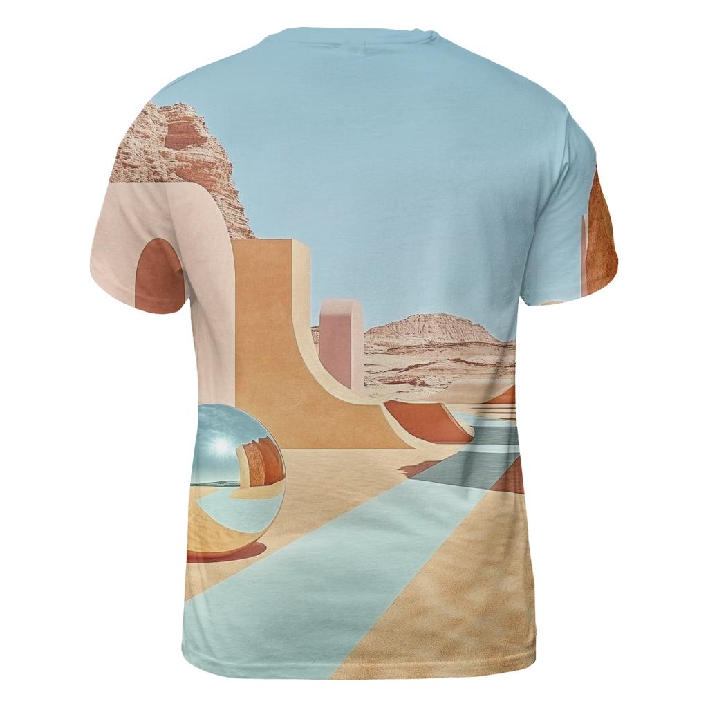 Dali Inspired Desert Dreams trendy printed shirt styles