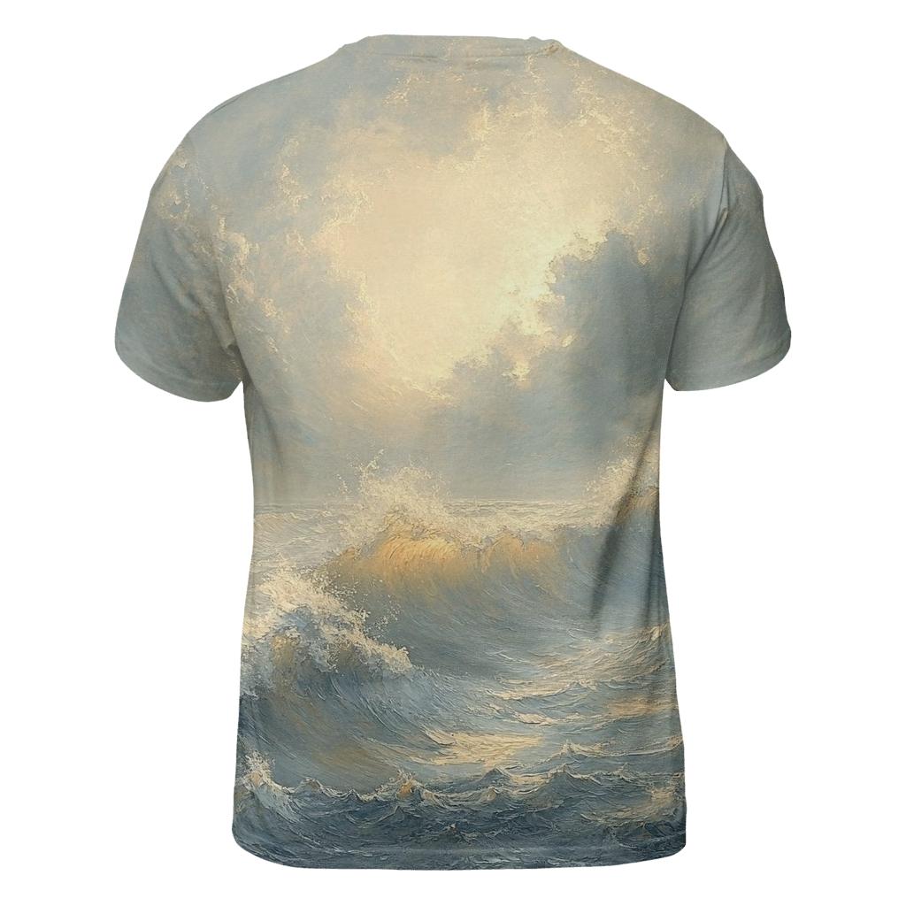 Turner Inspired Storm At Sea trendy printed shirt styles