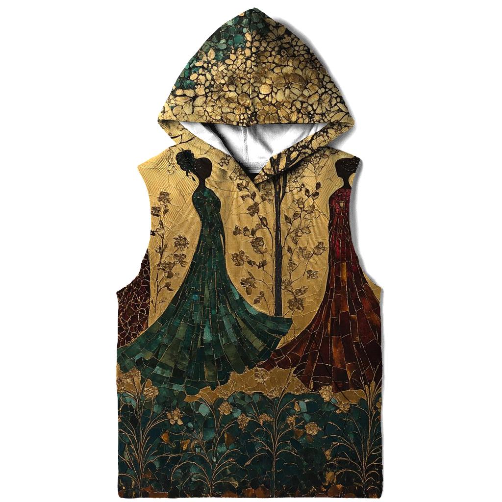 Klimt Inspired Golden Garden hoodie designs