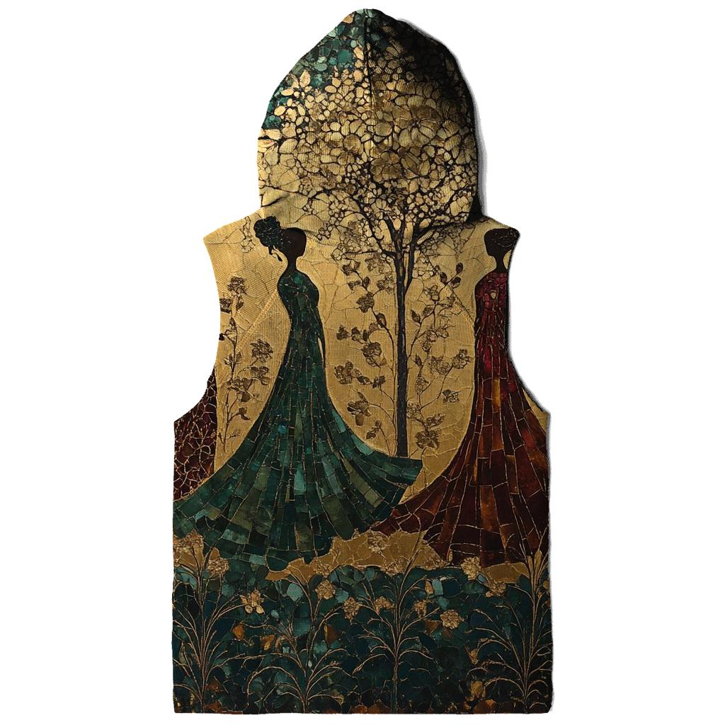 Klimt Inspired Golden Garden hoodie designs