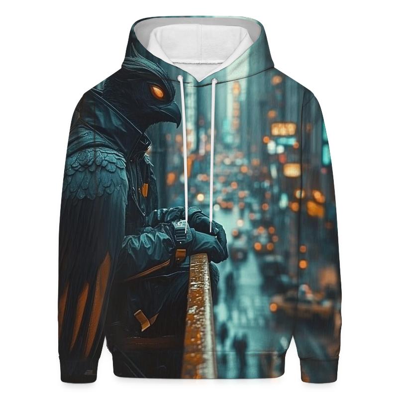 Michael Keaton: Urban Predator Of The Feathered Alleyways heavyweight hoodies