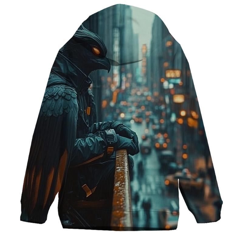 Michael Keaton: Urban Predator Of The Feathered Alleyways heavyweight hoodies