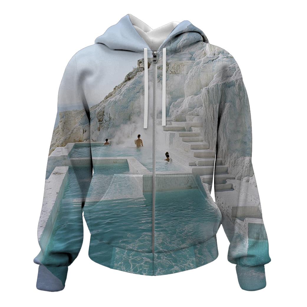 Pamukkale Terraces - Denizli designer hoodies