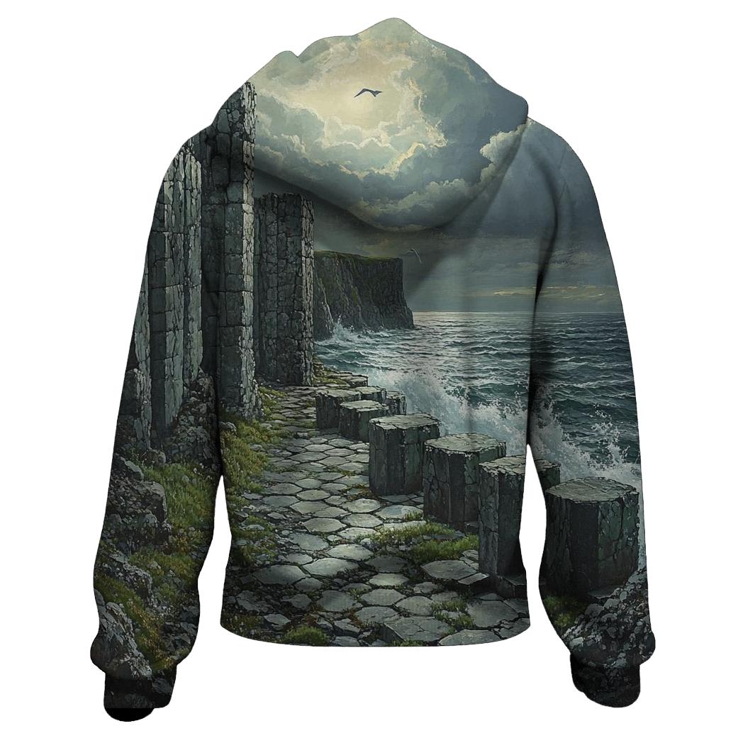 Giants Causeway - County Antrim embroidered hoodies