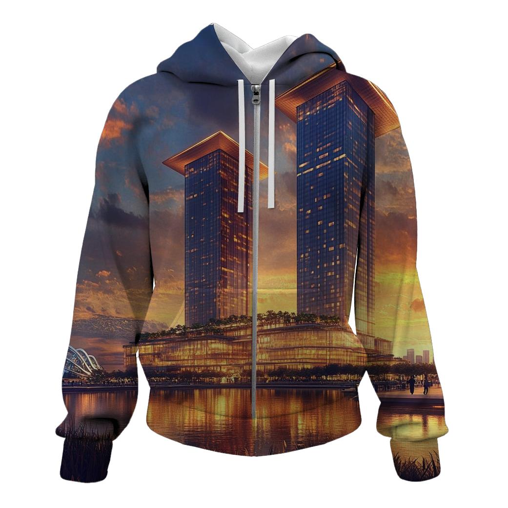 Marina Bay Sands - Singapore lightweight hoodies