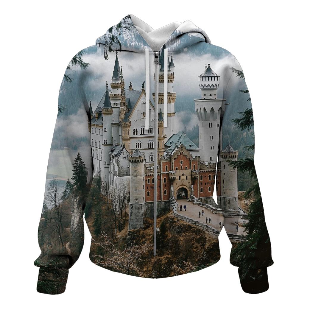 Neuschwanstein Castle - Hohenschwangau graphic hoodies