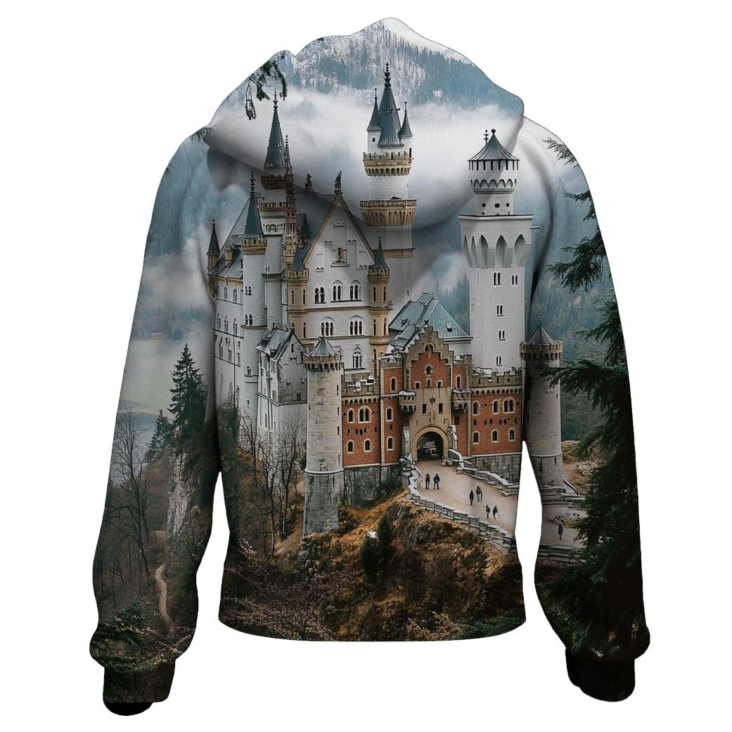 Neuschwanstein Castle - Hohenschwangau graphic hoodies
