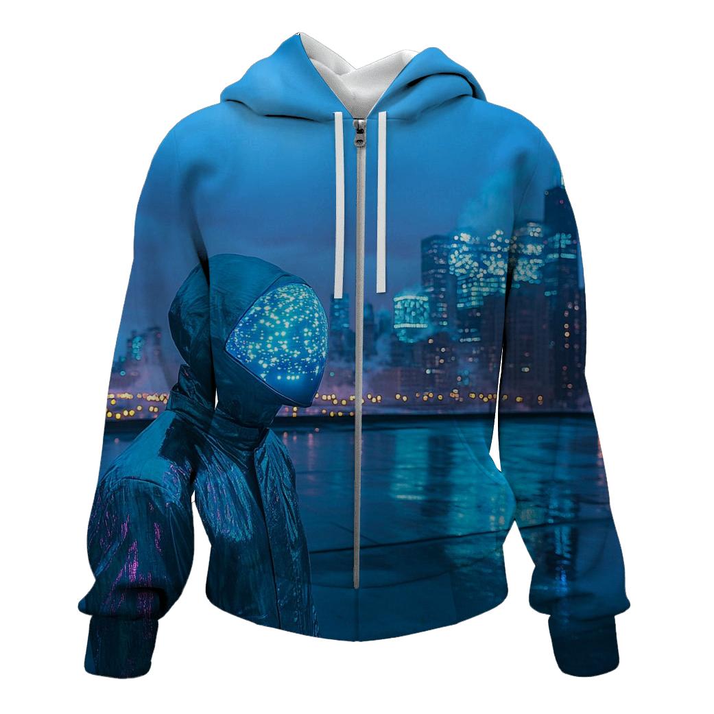 Jake Gyllenhaal: Illusory Architect Of Skybound Deceit zip-up hoodies