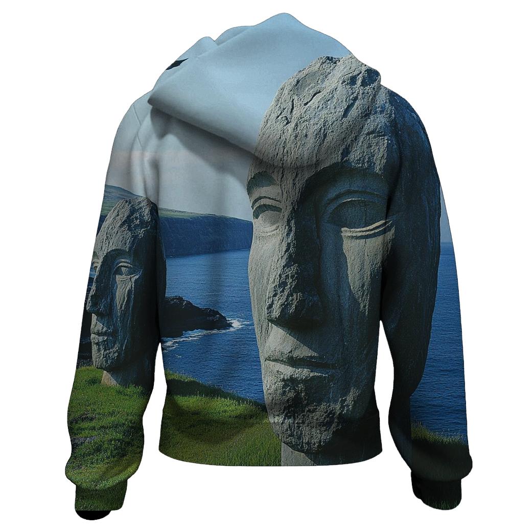 Moai Statues - Easter Island premium hoodies