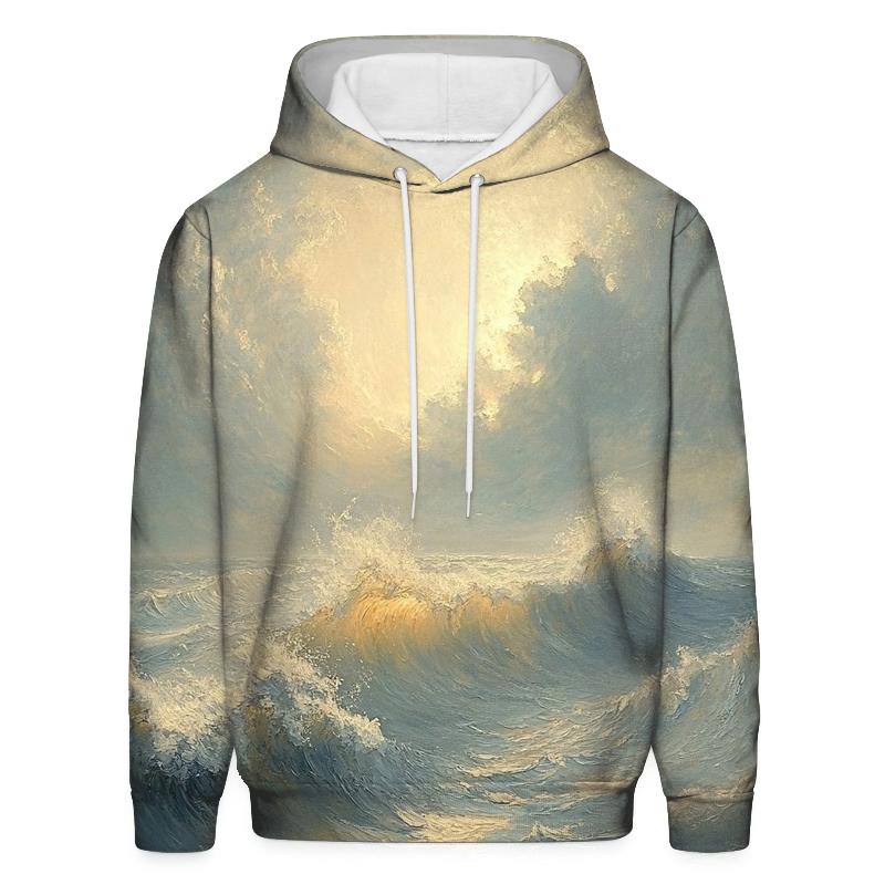 Turner Inspired Storm At Sea hoodie designs