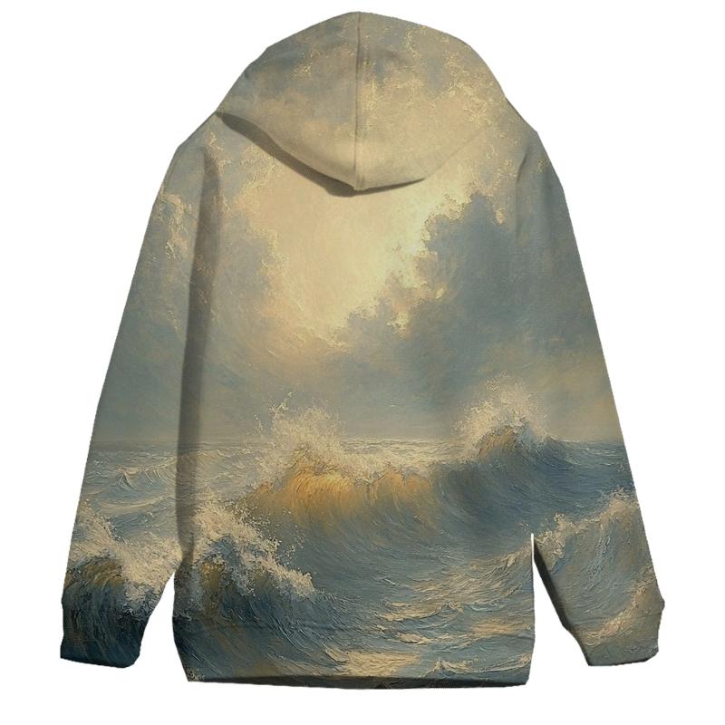 Turner Inspired Storm At Sea hoodie designs