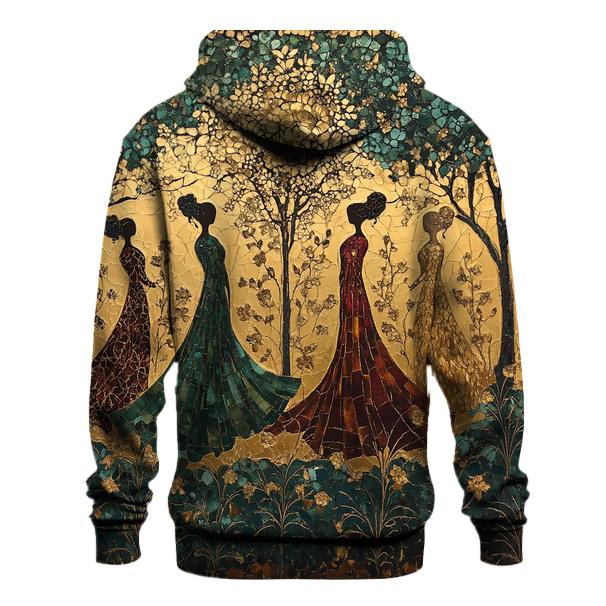 Klimt Inspired Golden Garden hoodie designs