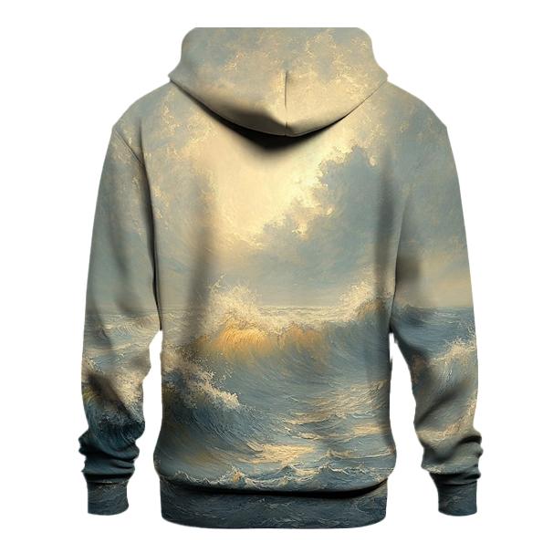 Turner Inspired Storm At Sea custom hoodies
