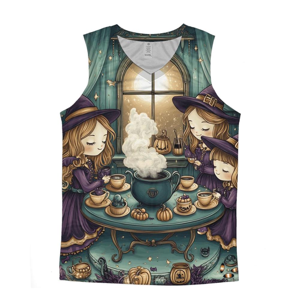 Witch Hat Tea Party Haunted designer workout tanks