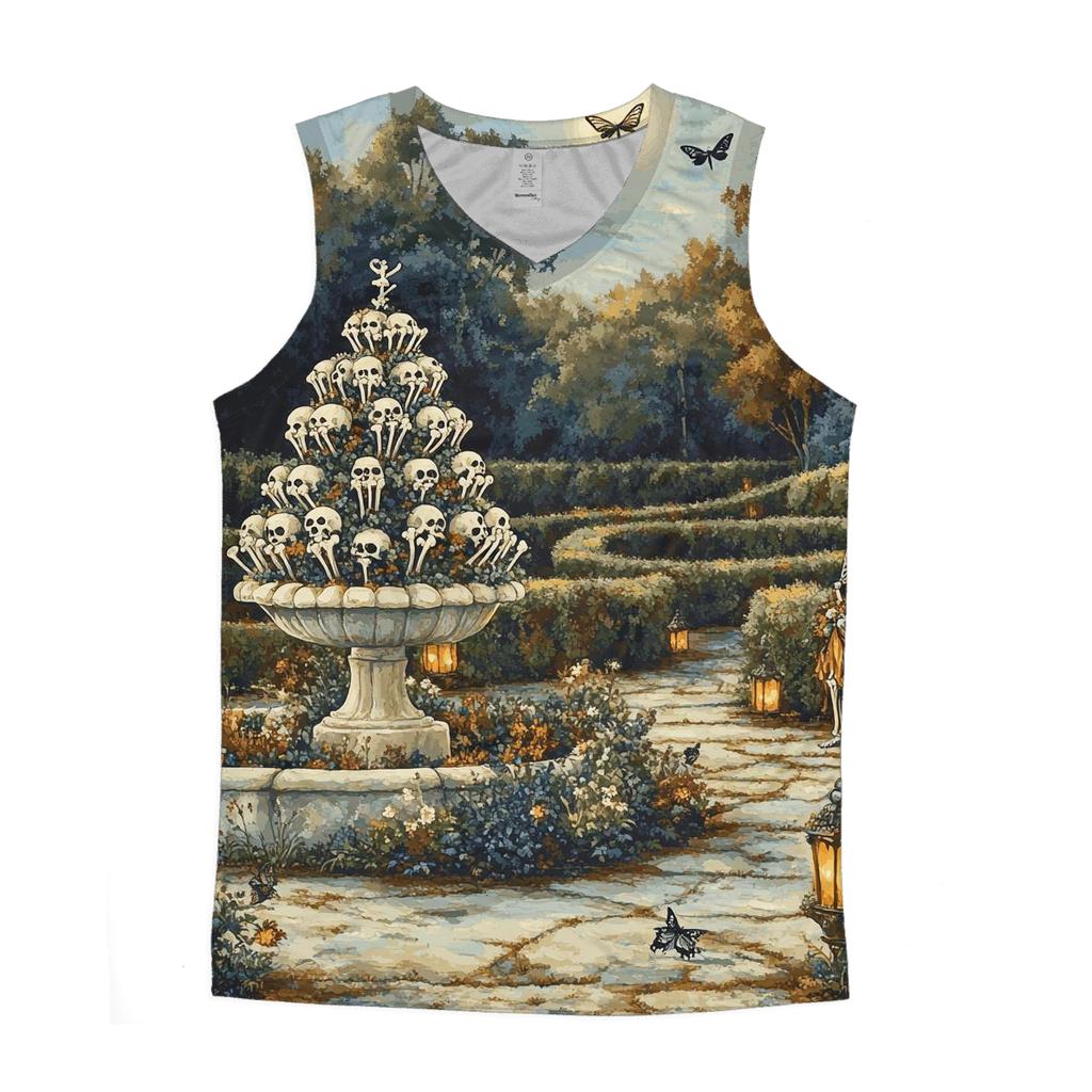 Bone Garden Spooky Sculpture stylish racerback tanks