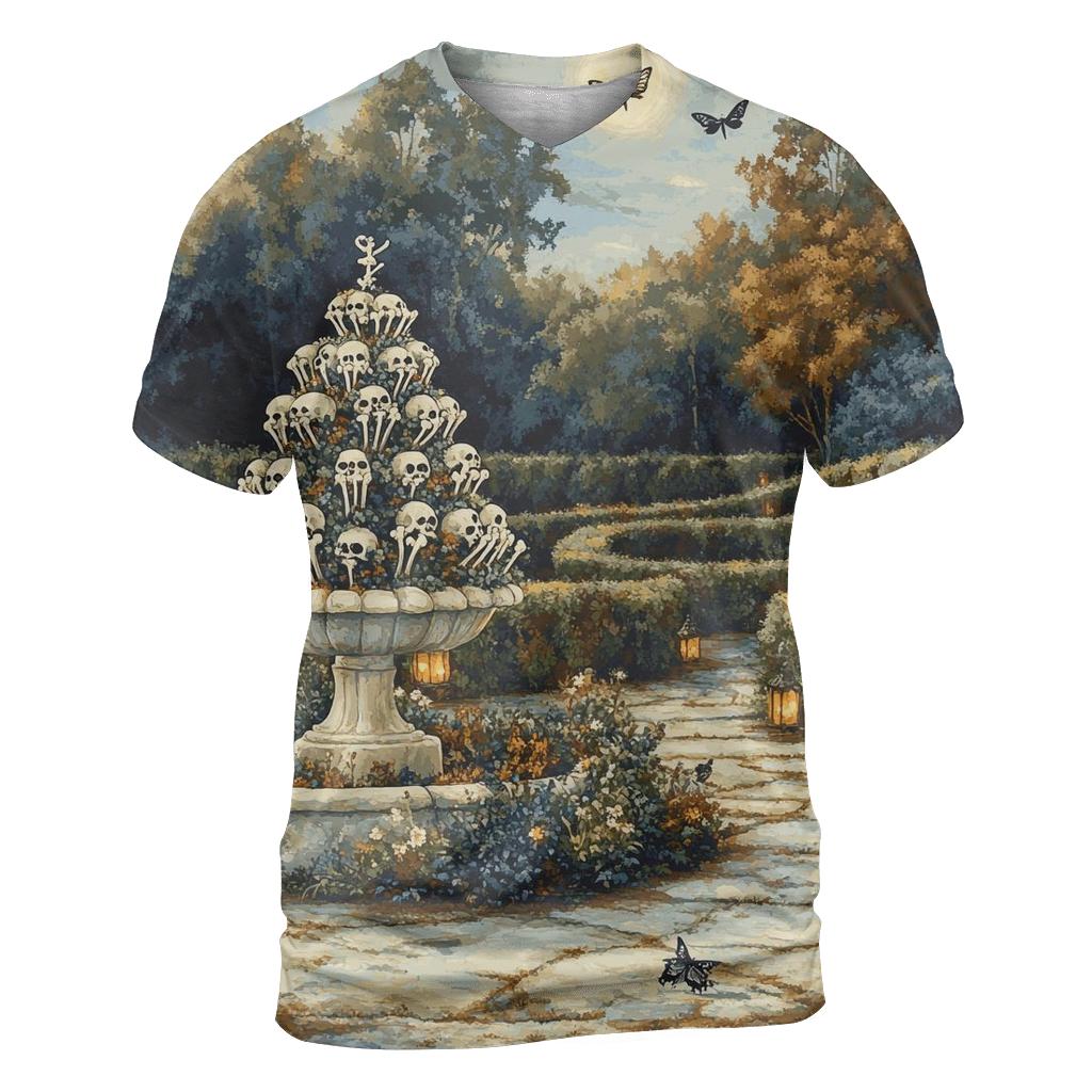 Bone Garden Spooky Sculpture personalized full print shirts