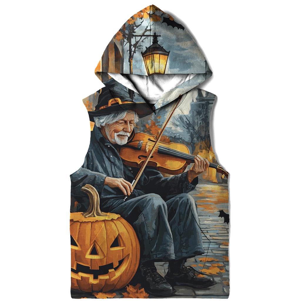 Halloween Lantern Street Musician custom hoodies