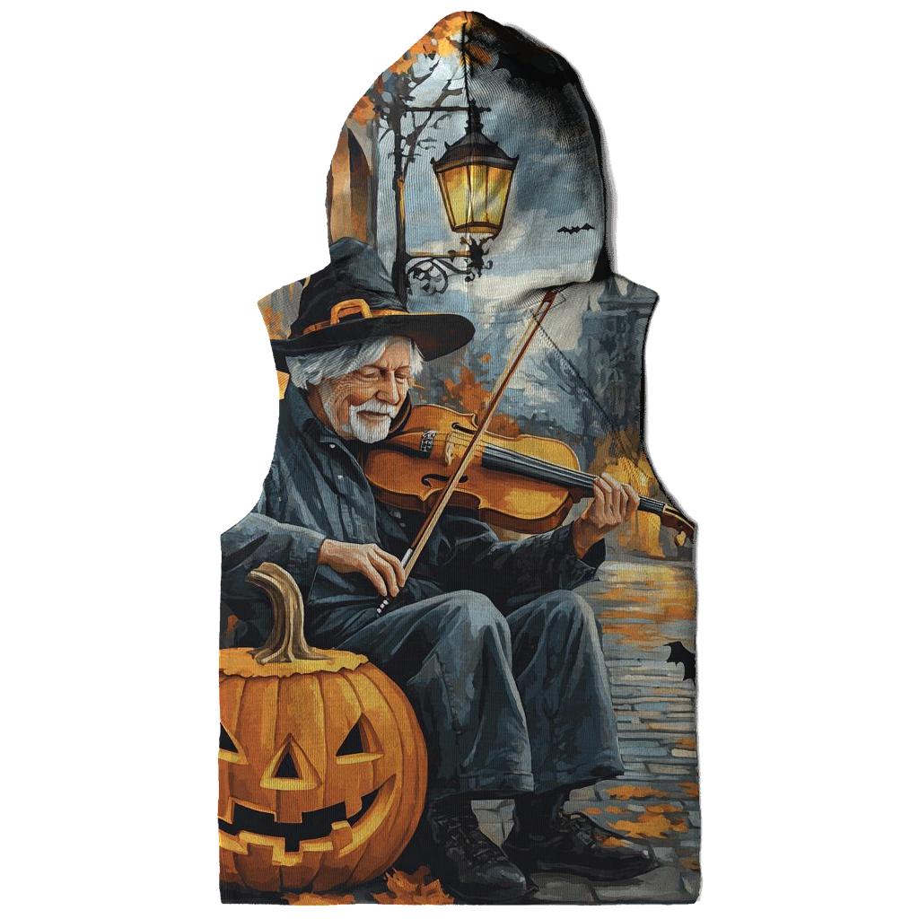 Halloween Lantern Street Musician custom hoodies