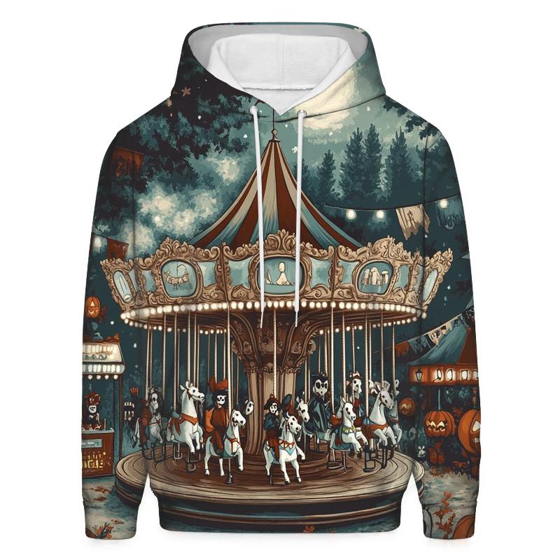 Haunted Carousel Of Nightmares custom hoodies