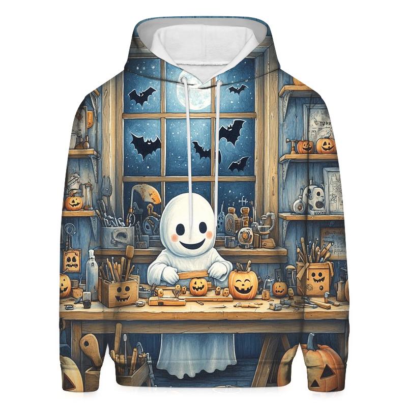 Haunted Toymaker Workshop lightweight hoodies