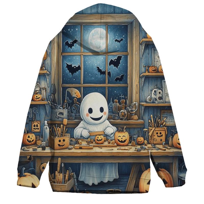 Haunted Toymaker Workshop lightweight hoodies