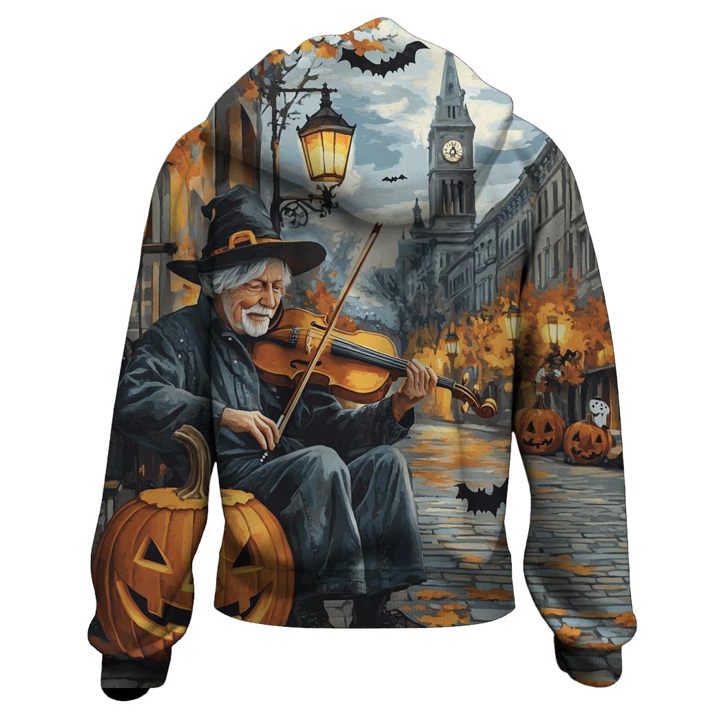 Halloween Lantern Street Musician hoodie trends